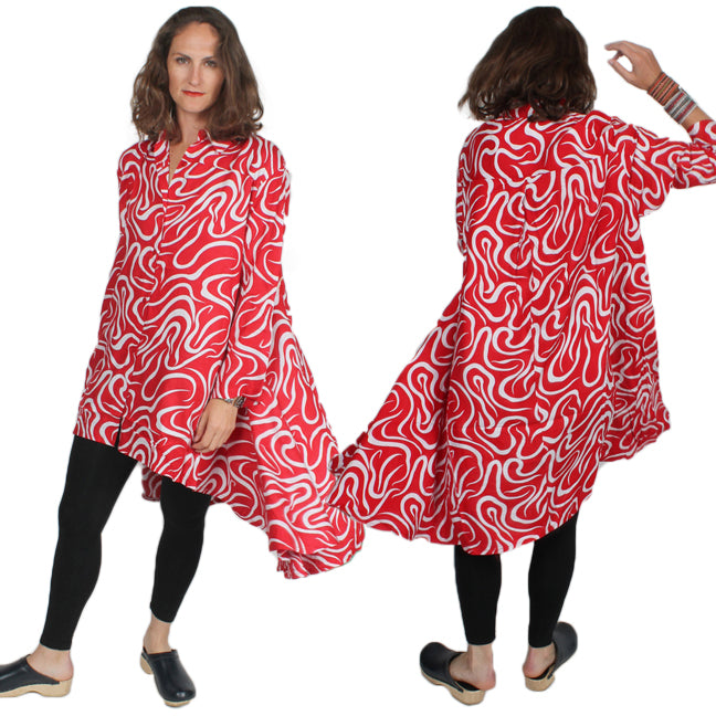 Sunheart Matisse Top Boho Hi-Low Resort Wear Lagenlook Sml-3x