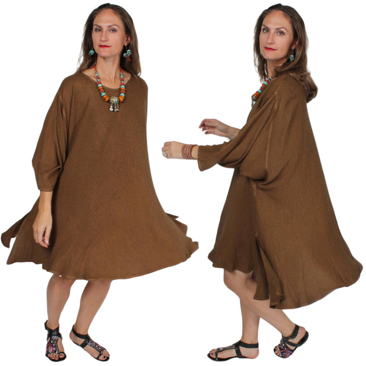 Chenela Plus Size Tunic Top Moroccan Cotton Sml-8X Custom Dye