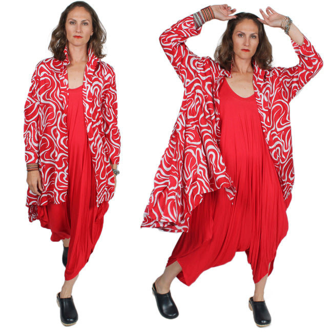 Sunheart Matisse Top Boho Hi-Low Resort Wear Lagenlook Sml-3x