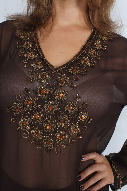 Tienda ho Holiday Embellished Gem Top Sml-1x