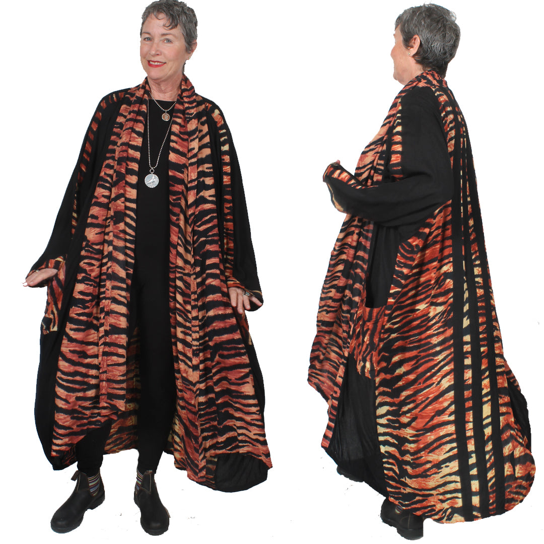 Sunheart Heroine Batik Duster Coat Resort Wear Boho Sml-6X