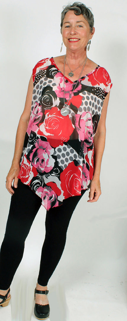 Sunheart  One-Size Tank Top on Two Different Bodies Sml-2x