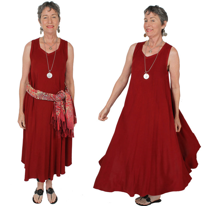 Tienda ho Zohara Tank Dress Moroccan Cotton Sml-2x