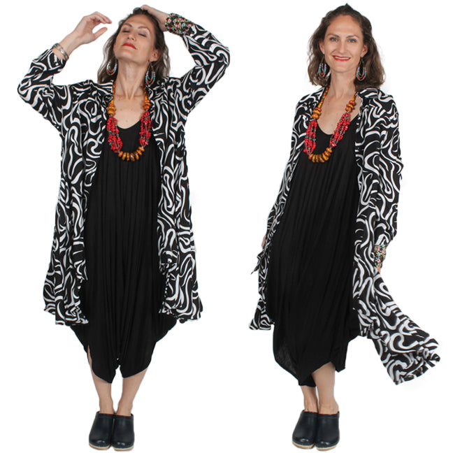Sunheart Matisse Top Boho Hi-Low Resort Wear Lagenlook Sml-3x