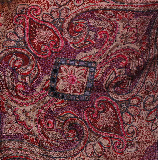 Sunheart  Coat Vintage Silk Embroidered Cachet Coat Sml-7X
