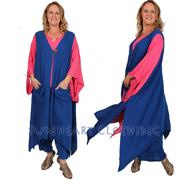 SunHeart Naples Jacket Boho Resort Wear Plus Sml-3x