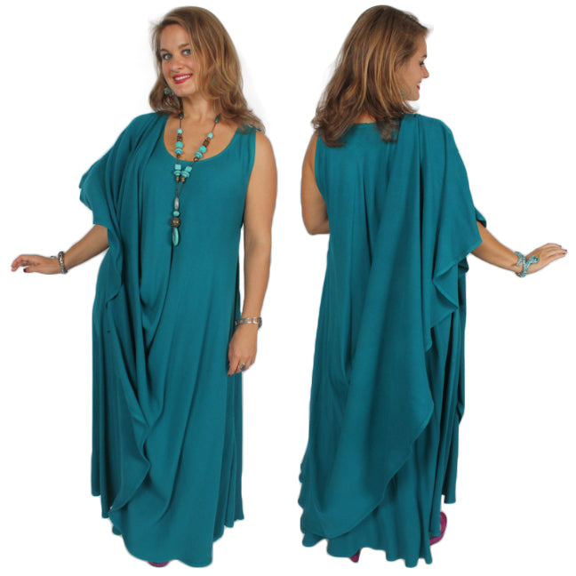 Bangladesh Magic Dress Tank 2 Layers Moroccan Cotton Sml-2X Custom Dye