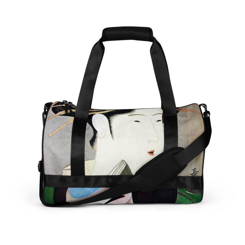 Geometric Weekender Bag Designer Beach Bag Yoga Tote Bag 