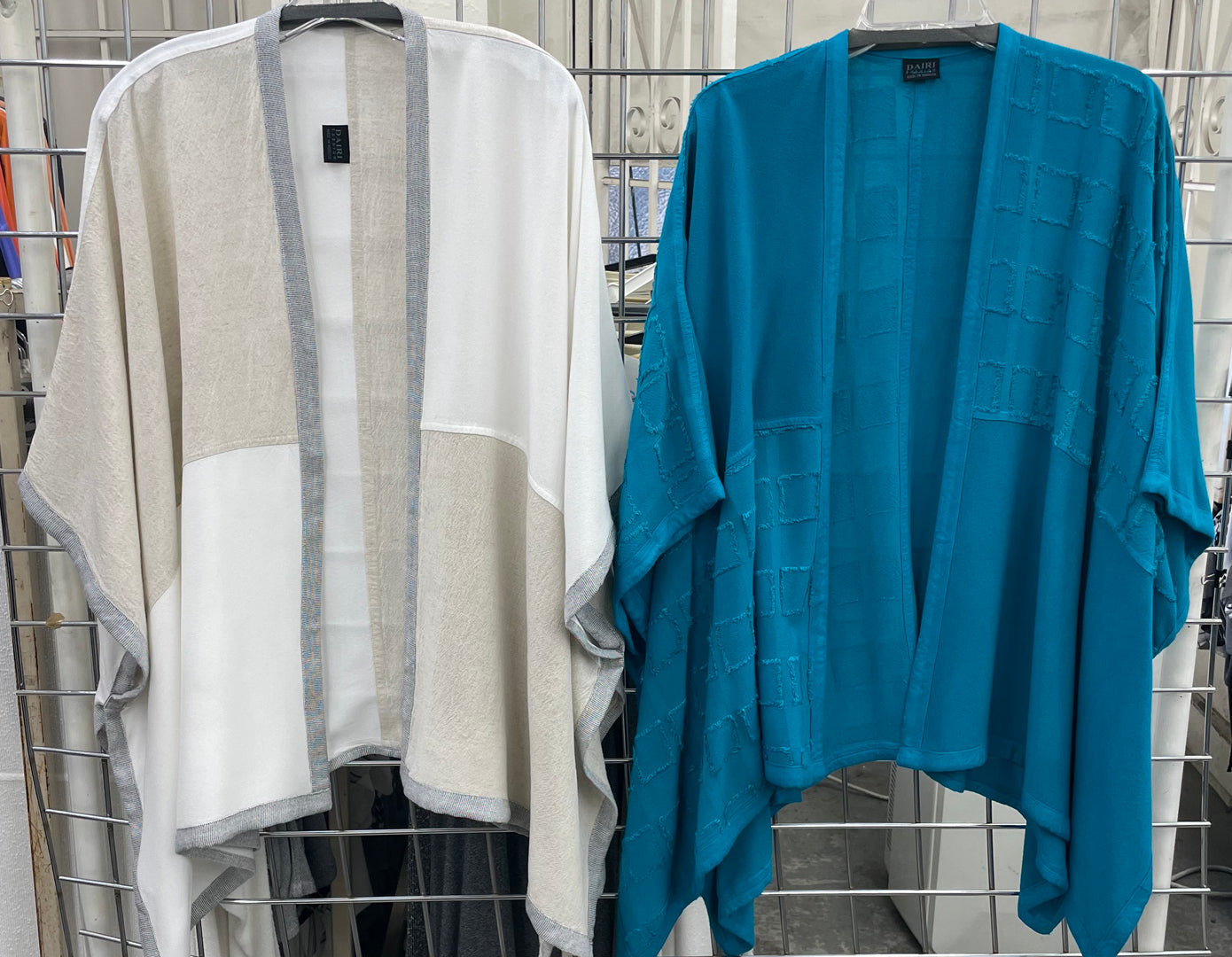 Pop Up Week-End  Dairi Fashions Paunchu Ruana Jacket Moroccan Cotton Combo