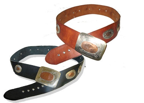 Authentic Moroccan Conch Leather Belt