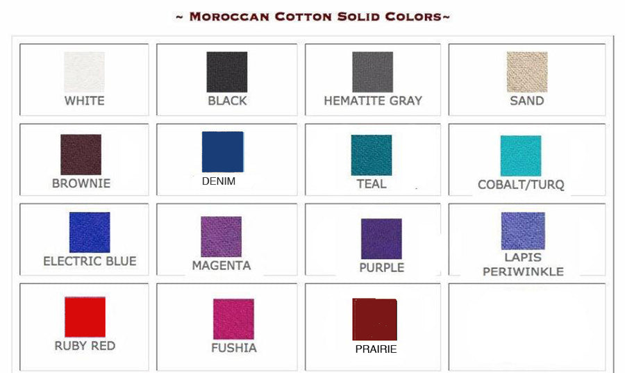 Nobi V-Neck 2 Pocket Top Moroccan Cotton Sml-7X Custom Dye