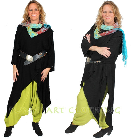 Devi Plus Size Tunic Top Moroccan Cotton Sml-6X Custom Dye