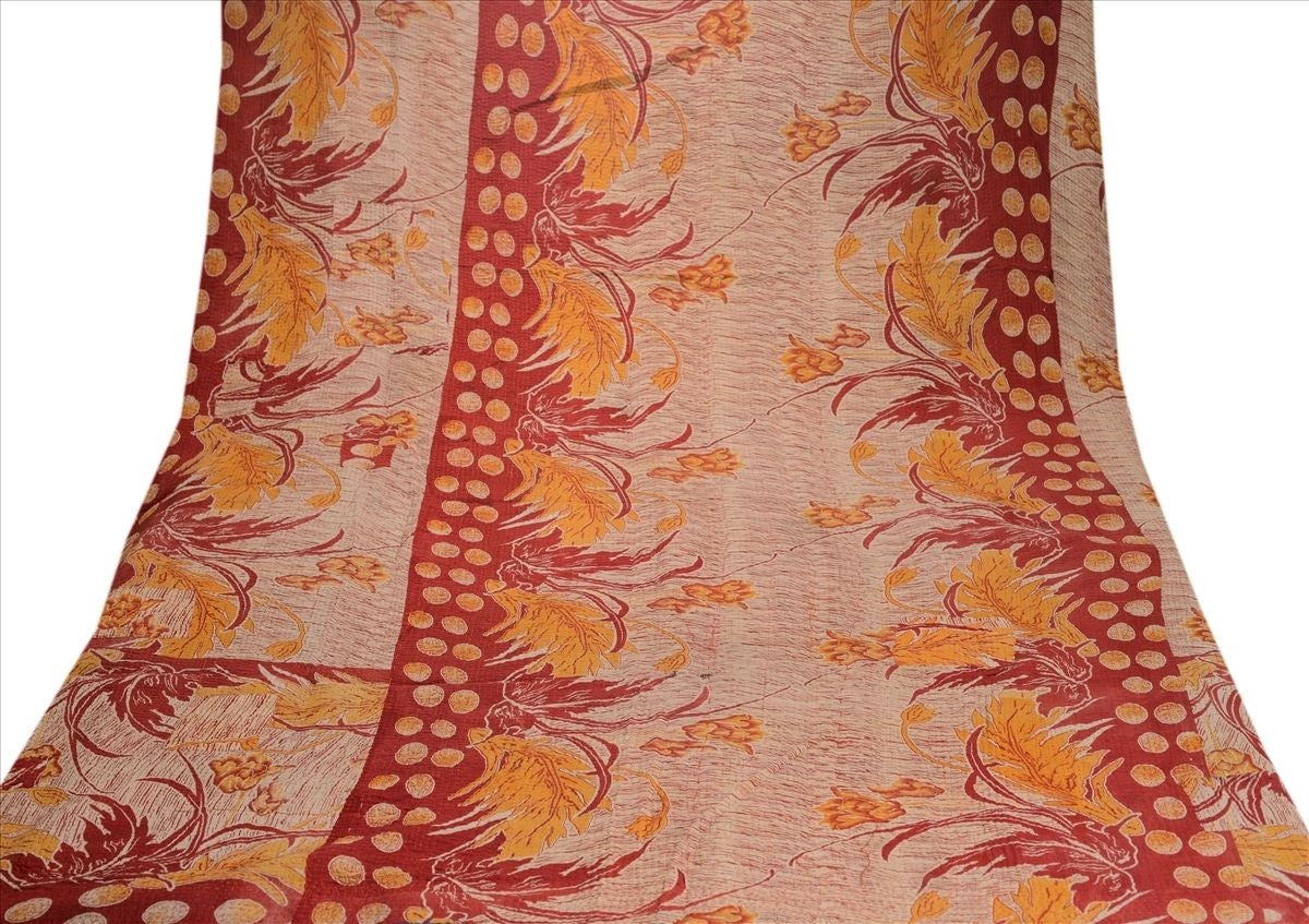 $100+ OFF! Hand-Stitched Kantha Reversible Blue - Yellow Flower Dot Blanket Home Decor