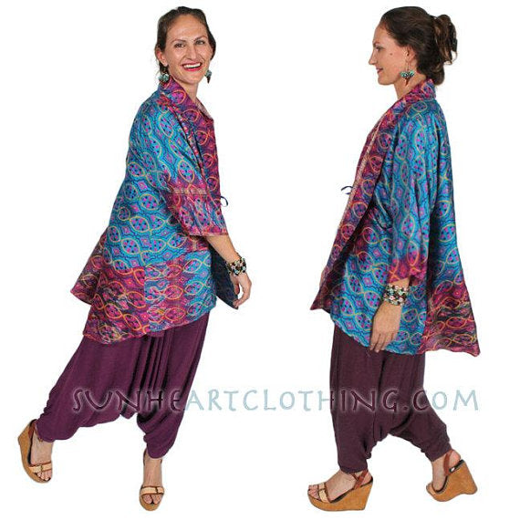 Sunheart Vintage Silk Tibet Jacket  Sml-Large-xl-2x
