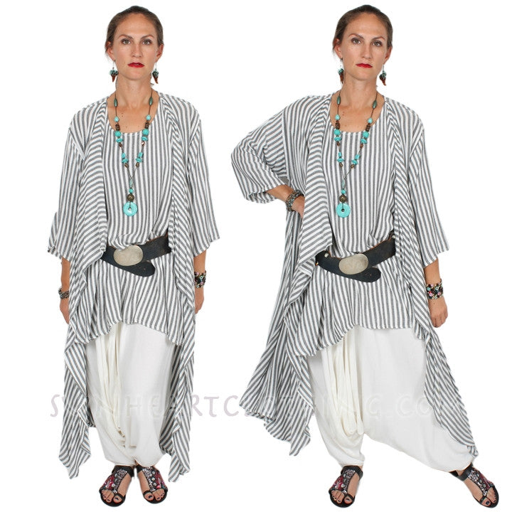 Sunheart Lemonbalm Gandourah Top & Coat In-One Sml-6x+