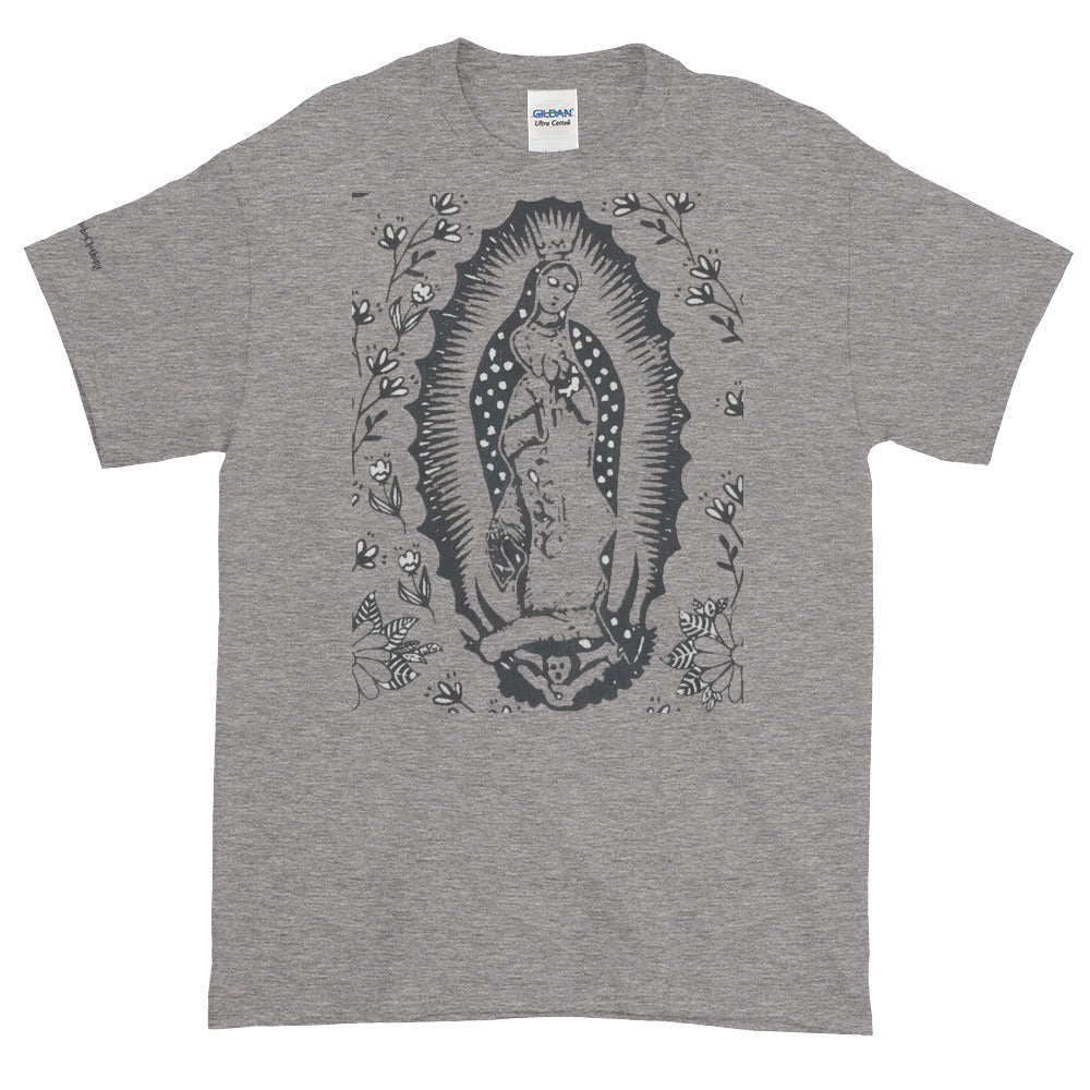 Virgin of Guadalupe Cotton Unisex Women's Men's  Folk Art Tee Shirt Small to 4X