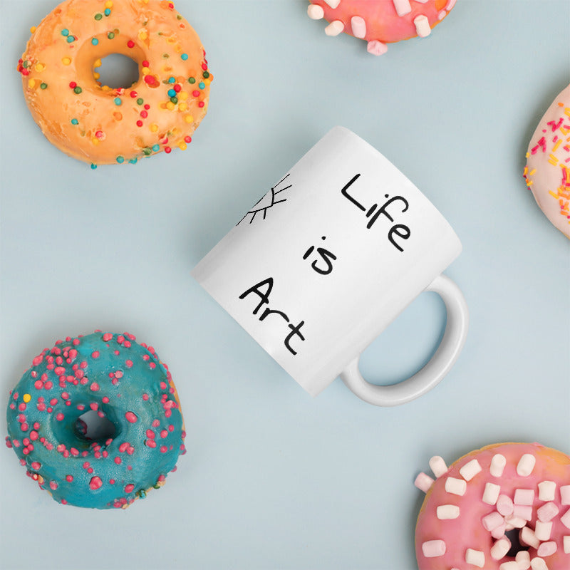 Art is Life Mug, Gifts for Her, More Art Inspirational Mugs and Gifts, Artist Mug Coffee Tea I am an Artist Mug