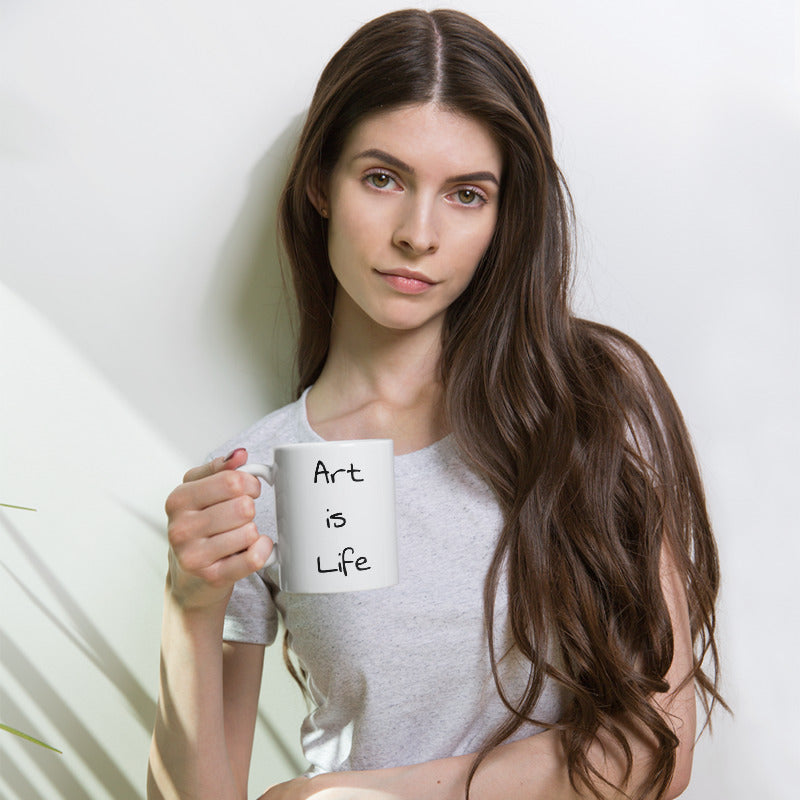Life is Art Mug, Gifts for Her, More Art Inspirational Mugs and Gifts, Artist Mug Coffee Tea I am an Artist Mug