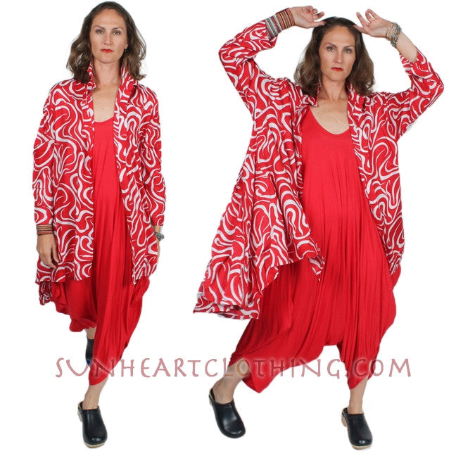 Sunheart Matisse Top Boho Hi-Low Resort Wear Lagenlook Sml-3x