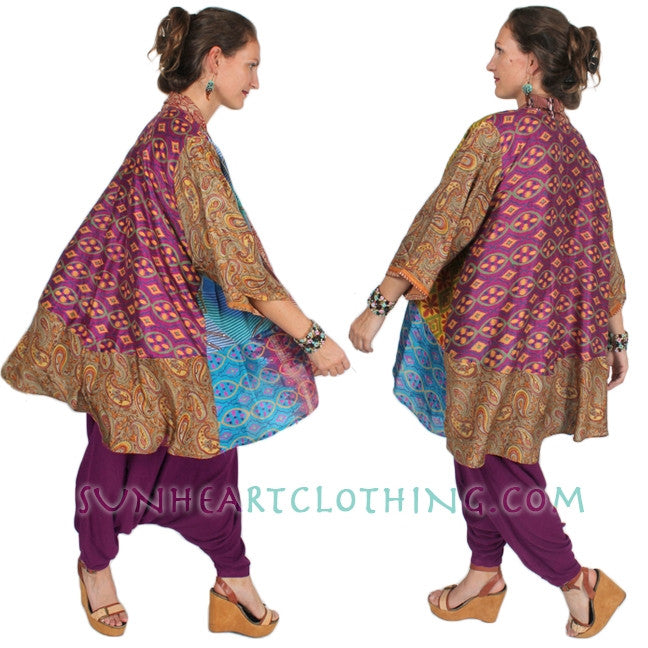 Sunheart Vintage Silk Tibet Jacket  Sml-Large-xl-2x One Size