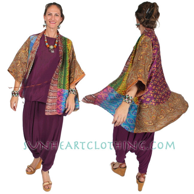 Sunheart Vintage Silk Tibet Jacket  Sml-Large-xl-2x One Size