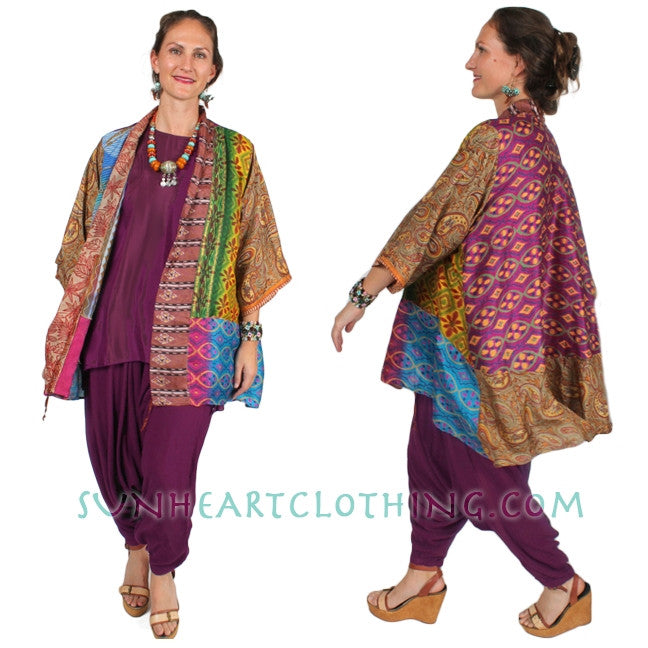 Sunheart Vintage Silk Tibet Jacket  Sml-Large-xl-2x One Size