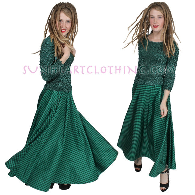 Vintage Hand Made Silk Georgette Skirt
