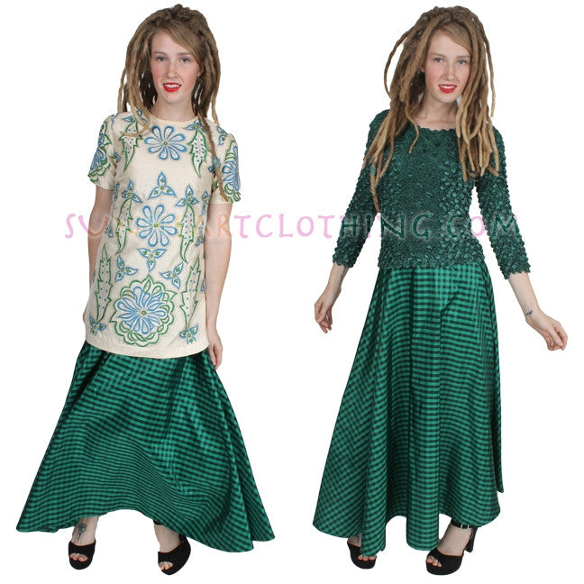 Vintage Hand Made Silk Georgette Skirt