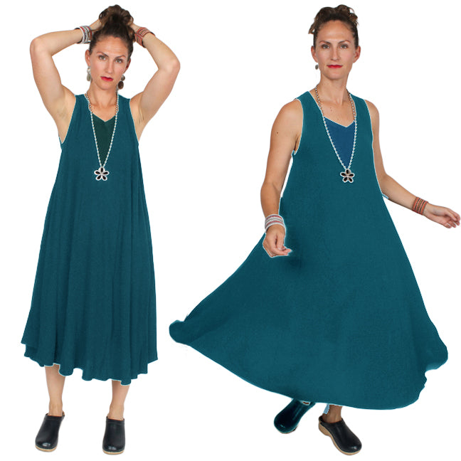 Tienda ho Zohara Tank  Dress Moroccan Cotton Sml-2x
